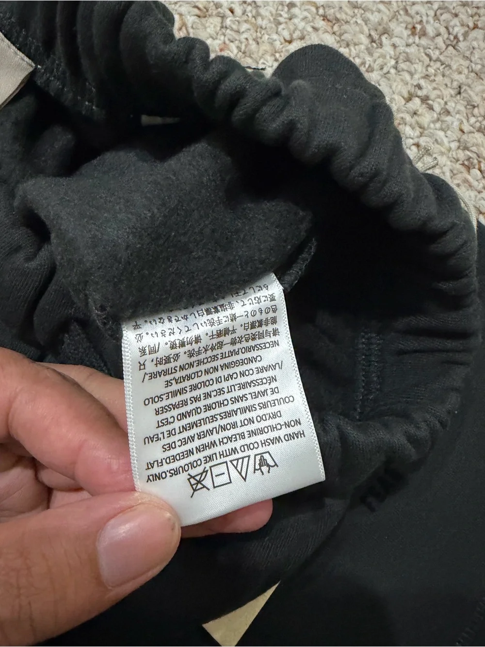 Fear of God ESSENTIALS Men's Black Drawstring Athletic Shorts